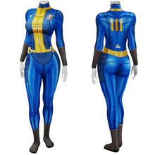 Laden Sie das Bild in den Galerie-Viewer, Damen Fallout 4 Shelter Jumpsuit Cosplay Kostüm Halloween Karneval Outfits 