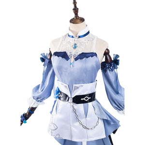 Genshin Impact Qin Cosplay Kostüm Halloween Karneval Outfits