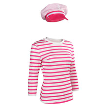 Laden Sie das Bild in den Galerie-Viewer, Barbie Film Margot Robbie rosa Oberteil Hut Cosplay Kostüm auch für Alltag