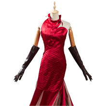 Laden Sie das Bild in den Galerie-Viewer, Cruella Cruella de Vil Rot Cosplay Kostüme Outfits Halloween Karneval Kleid