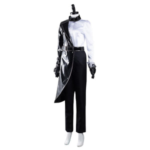 Cruella Cosplay Kostüm Hemd Mantel Outfits Halloween Karneval Suit