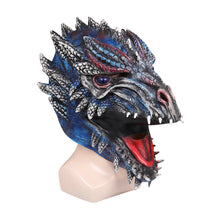 Laden Sie das Bild in den Galerie-Viewer, House of the Dragon Dragon Mask Cosplay Latex Maske Helmet Halloween Party Requisiten