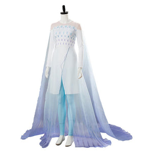 Ahtohallan Königin Elsa Kostüm Elsa Frozen 2 Die Eiskönigin 2 Schneeflocke Cosplay Kleid
