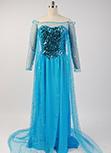 Frozen Die Eiskönigin Elsa Kleid Abendkleid Cosplay Kostüm