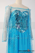 Laden Sie das Bild in den Galerie-Viewer, Frozen Die Eiskönigin Elsa Kleid Abendkleid Cosplay Kostüm