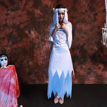 Laden Sie das Bild in den Galerie-Viewer, Halloween Sexy Zombie Bride Braut Ghost Kleid fuer Erwachsene Cosplay Kostuem