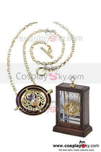 Laden Sie das Bild in den Galerie-Viewer, Harry Potter Hermione Granger Time Turner Rotating Hourglass Halskette Pendant Necklace Requisite