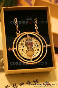 Harry Potter Hermione Granger Time Turner Rotating Hourglass Halskette Pendant Necklace Requisite