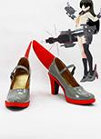 Kantai Collection Japanese Destroyer Isokaze Striefel Cosplay Schuhe