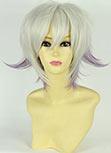 KARNEVAL Nai Muhinyi Silver White Smoky Purple Cosplay Wig