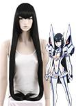 KILL la KILL Satsuki Kiryuin Cosplay Perücke Lange Schwarze Perücke