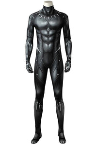 Marvel 2018 Black Panther T'Challa Junpsuit Full Set Cosplay Kostüm