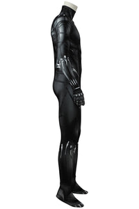 Marvel 2018 Black Panther T'Challa Junpsuit Full Set Cosplay Kostüm