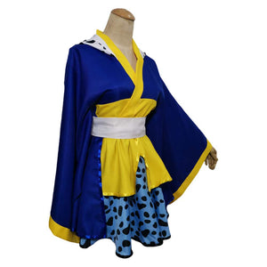 One Piece Trafalgar D. Water Law Crossplay Lolita Kleid Halloween Karneval Outfits