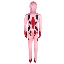 Laden Sie das Bild in den Galerie-Viewer, Hazbin Hotel Fat Nuggets rosa Jumpsuit Cosplay Kostüm Outfits