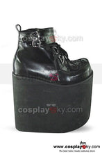 Laden Sie das Bild in den Galerie-Viewer, Punk &amp; Gothic Schwarz heavy bottom Stiefel Schuhe 20cm Hochhackige