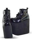 Laden Sie das Bild in den Galerie-Viewer, Punk &amp; Gothic Schwarz heavy bottom Stiefel Schuhe 20cm Hochhackige