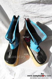 Punk Heavy-Bottomed Blau und Schwarz Stiefel Cosplay Schuhe