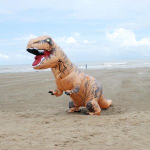 Aufblasbare Dinosaurier Kostüm Erwachsene T-Rex Jurassic Welt Cosplay Kostüm