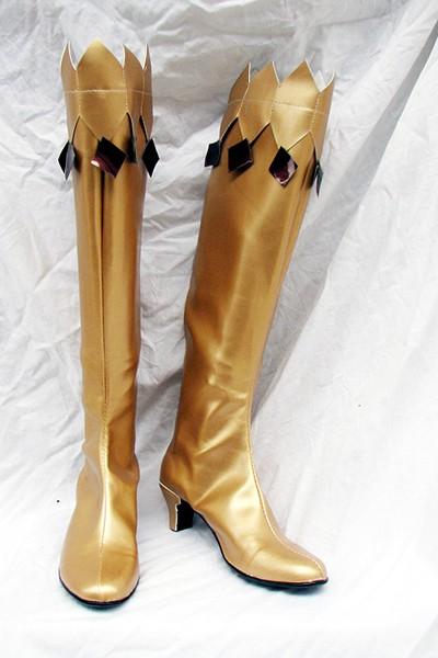 Sailor Moon Cosplay Stiefel Schuhe Golden Gelb