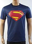 Superman Man of Steel Superman Blue T-Shirt New