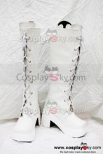 Laden Sie das Bild in den Galerie-Viewer, Sweet Klassischen Weiß high-heeled Stiefel Maßgeschneiderte Cosplay Schuhe
