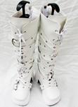 Sweet Gothic Weiß high-heeled Schnalle Stiefel Maßgeschneiderte