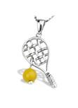 The Prince of Tennis Echizen Ryoma Tennis Racket Halskette 925 Silber