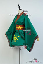 Laden Sie das Bild in den Galerie-Viewer, The legend of Zelda Hero Link Cosplay Kostüm Frau Version