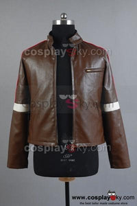 War of the Worlds Tom Cruise Brown Pleather Jacke