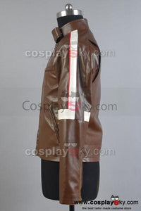 War of the Worlds Tom Cruise Brown Pleather Jacke