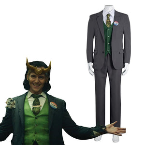 Loki 2021 Kostüm Cosplay Halloween Karneval Anzug